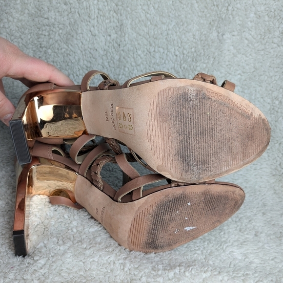 BCBGMAXAZRIA Women's DORIE Dress Sandal size 10 US Tan color - Picture 14 of 15